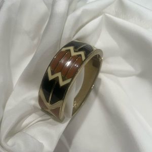 Black, Brown & Gold bracelet